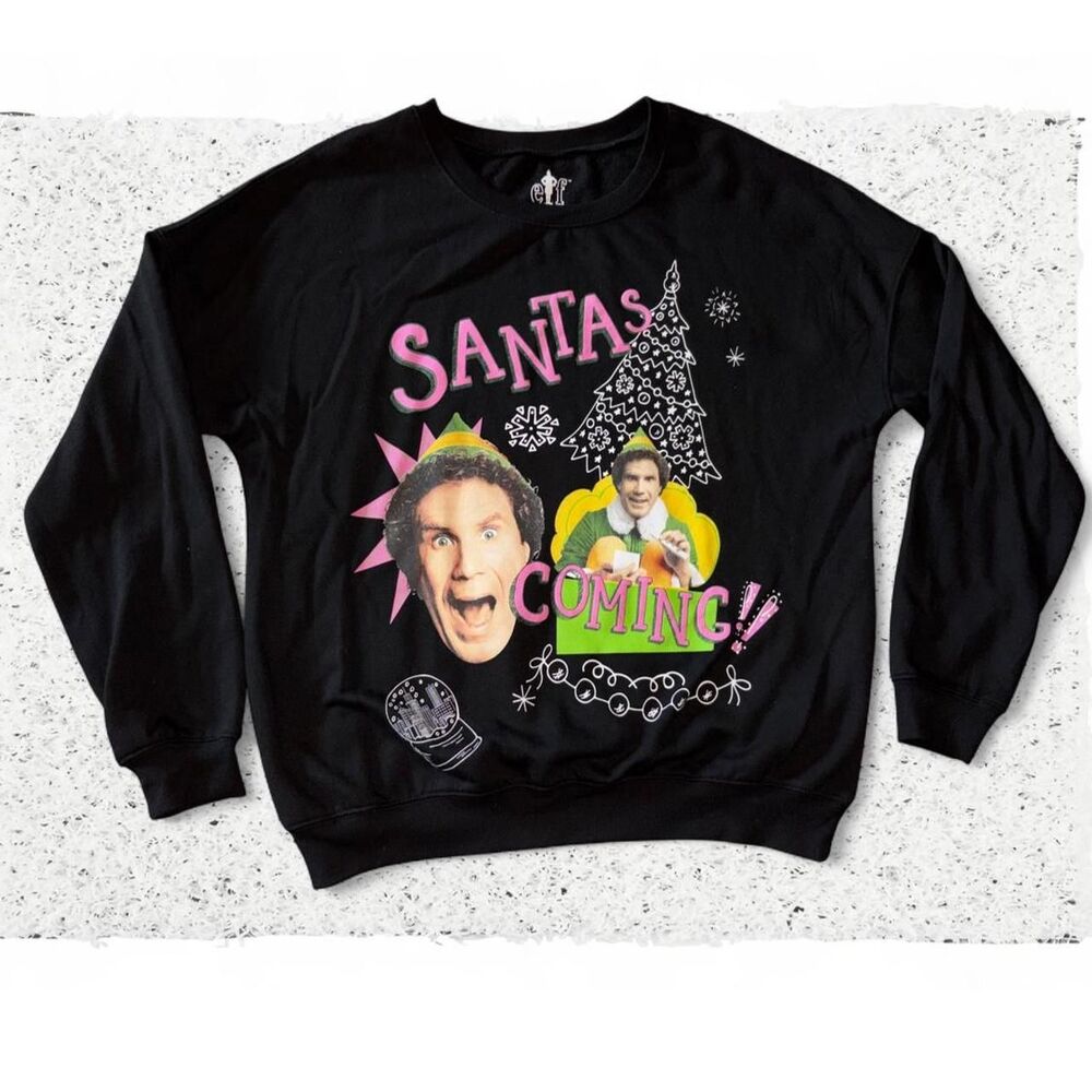 Elf Women's Black Sweatshirt